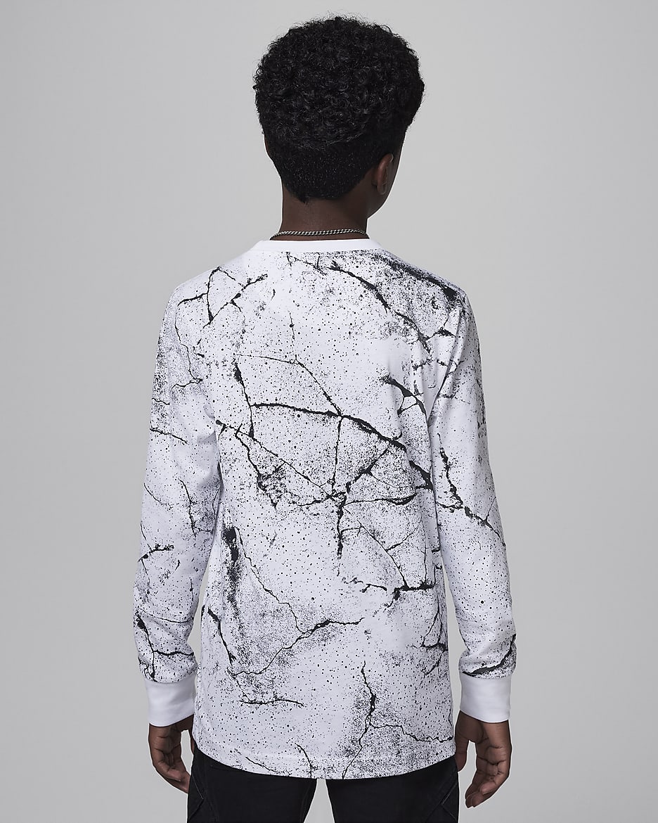 Jordan jsw cement print long sleeve sales